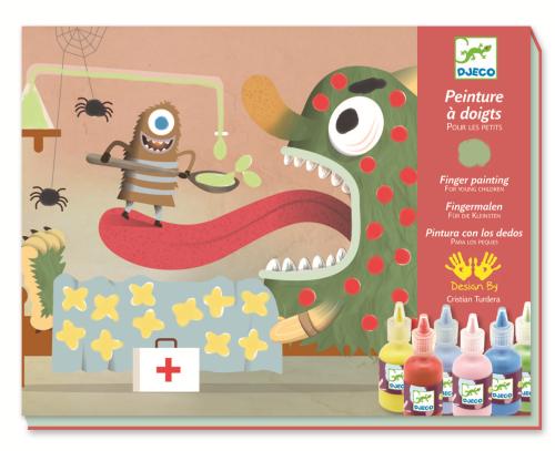 PEINTURE DOIGTS - DÉCORER LES AFFREUX