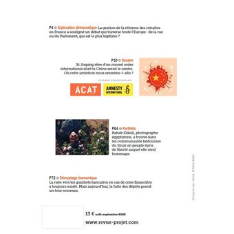 Revue Projet N°395 : Où nous emmène la Chine ? - août-septembre 2023