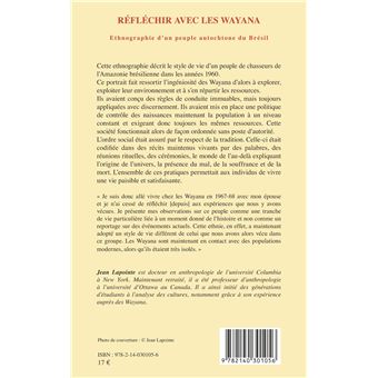 Réfléchir avec les Wayana