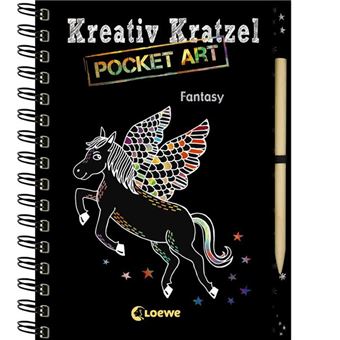 KREATIV KRATZEL POCKET ART-FANTASY-LOEWE