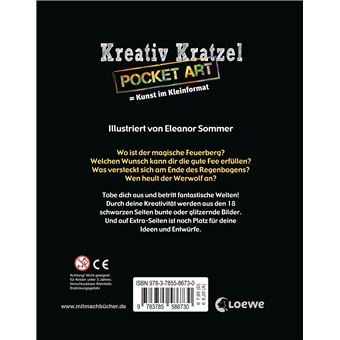 KREATIV KRATZEL POCKET ART-FANTASY-LOEWE