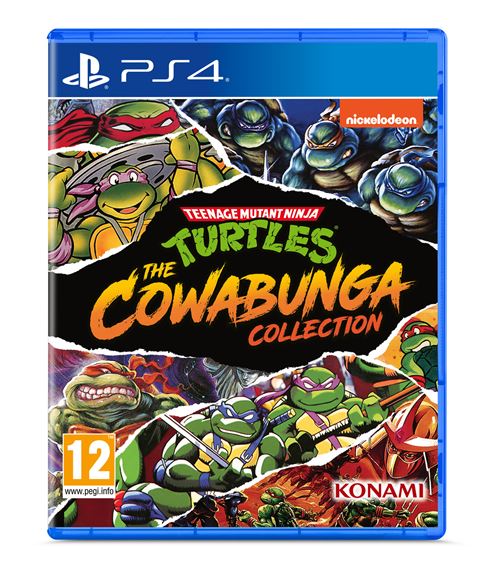 Pochette avant du jeu Teenage Mutant Ninja Turtles: The Cowabunga Collection PS4