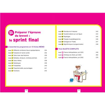 Annales du brevet Annabrevet 2024 Maths 3e