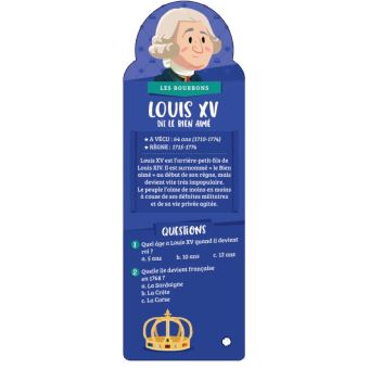 Quelle histoire - Éventail Rois et Reines de France