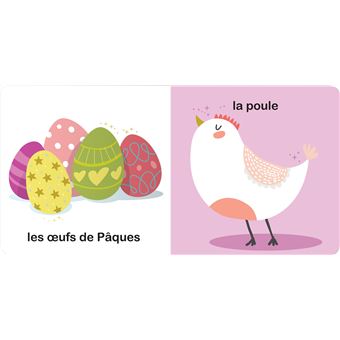 L'imagier des bébés - Pâques - Premiers imagiers - tout en carton dès 6 mois