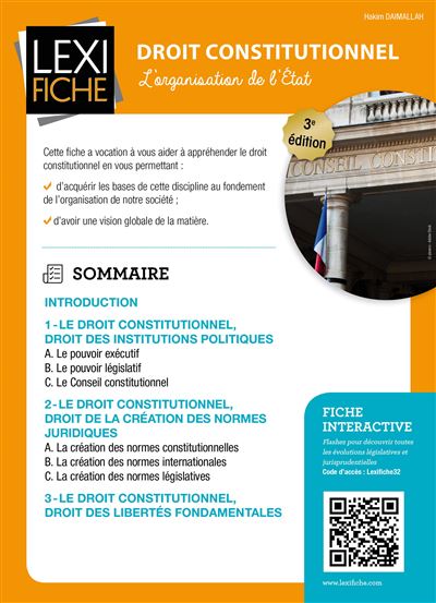Droit constitutionnel - Hakim Daimallah - broché