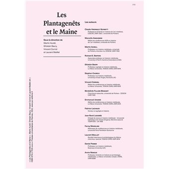 Les Plantagenêts et le Maine