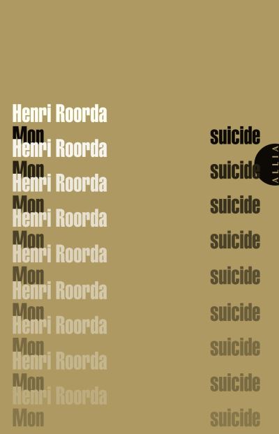 Mon suicide - Henri Roorda - broché