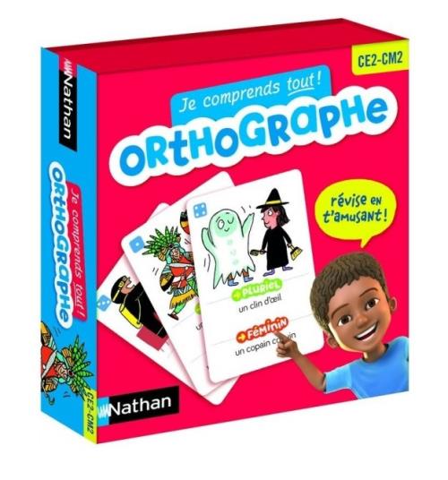 Jeu Amstrad CPC 6128 - Orthographe : Ecrire Sans Fautes Volume 1 - Cedic Nathan - Bon État