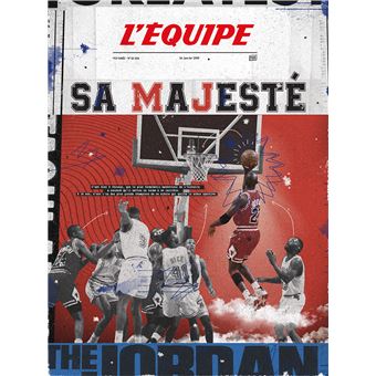 Affiche Collector L'Équipe Jordan