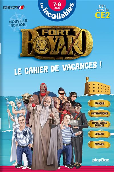 Fort Boyard, Le cahier de vacances ! Du CE1 au CE2