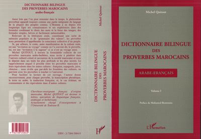 Dictionnaire bilingue des proverbes marocains arabe-français - Michel Quitout - (donnée non spécifiée)