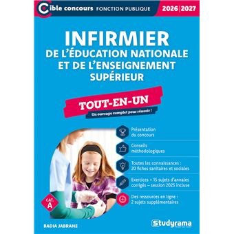 Infirmier de l’Éducation nationale et de l’enseignement supérieur – Tout-en-un (Catégorie A – Concours 2026-2027)