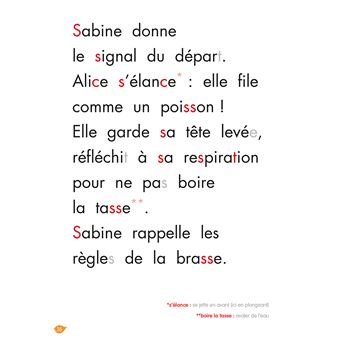 La leçon de natation - J'apprends à lire Montessori