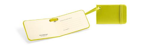 Etiquettes pour bagages - Vert citron
