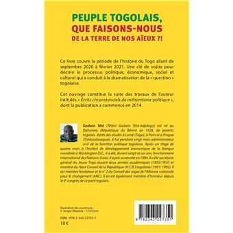 Peuple togolais, que faisons-nous de la terre de nos aïeux ?!
