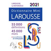 Dictionnaire Larousse Micro le plus petit dictionnaire LA.LF.DI.MIN.MI Ultra Pratique 