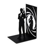 SERRE LIVRES SECRET AGENT NOIR METAL