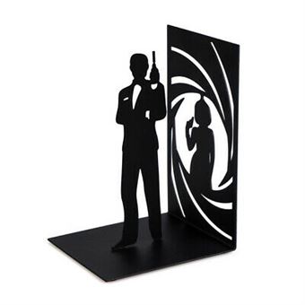 SERRE LIVRES SECRET AGENT NOIR METAL