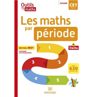 Outils pour les Maths CE1 (2021) - Les Maths par période - Fichier + Mémo