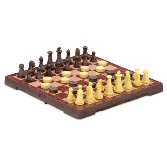 Jeu d'échecs Magnetic Chess And Draughts Small Cayro - 1