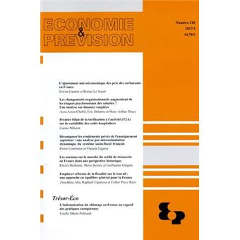 Economie et prévision