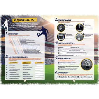 Cahier de vacances pour adultes - Football