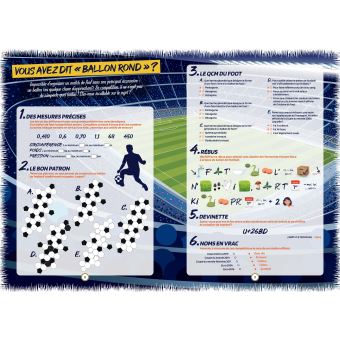 Cahier de vacances pour adultes - Football