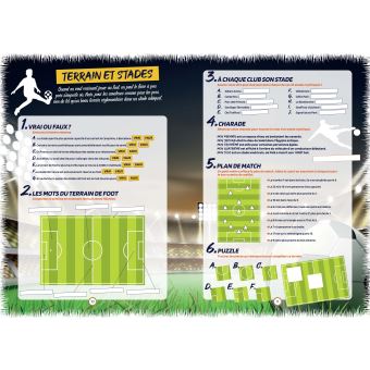 Cahier de vacances pour adultes - Football