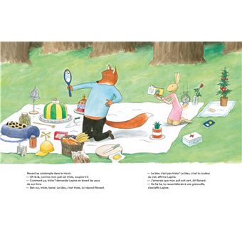Renard et lapine - les couleurs de Renard