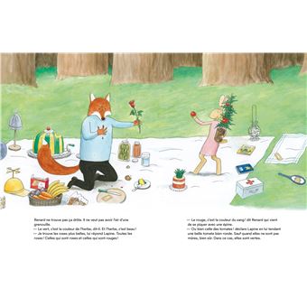 Renard et lapine - les couleurs de Renard