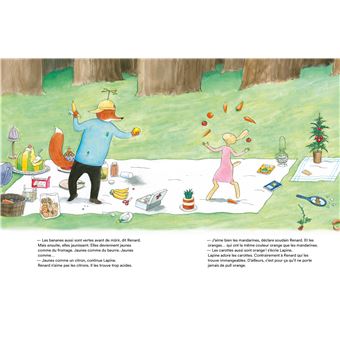 Renard et lapine - les couleurs de Renard