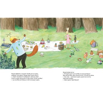 Renard et lapine - les couleurs de Renard