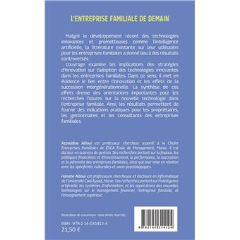 L'entreprise familiale de demain