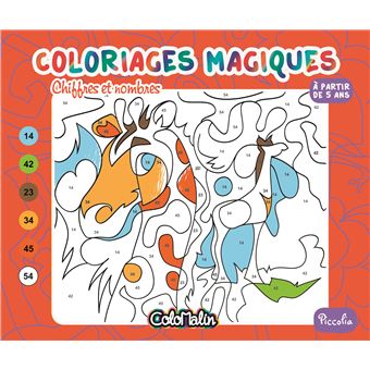 Coloriages magiques - Chiffres et nombres