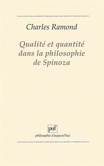 Qualite et quantite dans philo.spinoza