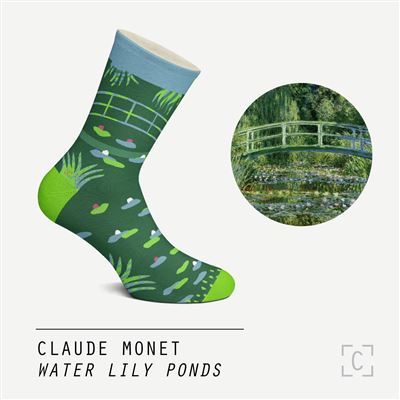 Chaussettes Curator Socks Claude Monet Water Lily Pond