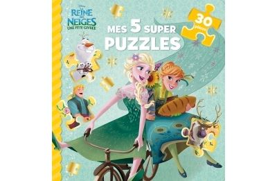 REINE DES NEIGES - Mes 5 super puzzles 30 pièces Une fête