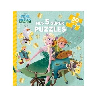 LIVRE neuf PUZZLE LES PRINCESSES - 5 PUZZLES DE 12 PIECES dès 3