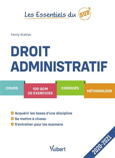 Droit administratif Les essentiels du sup' 2020-2021