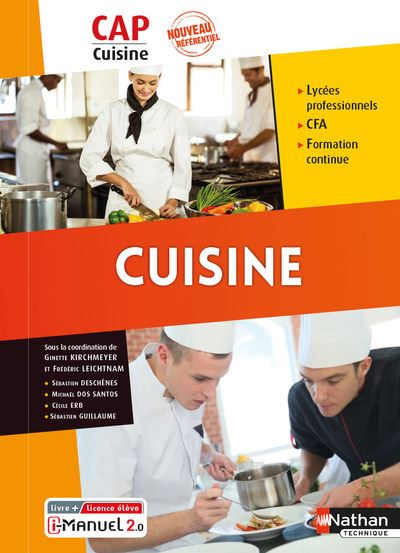 Cuisine - CAP Cuisine 1ère/2ème années 2021 + Licence numérique