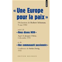 Une Europe pour la paix
