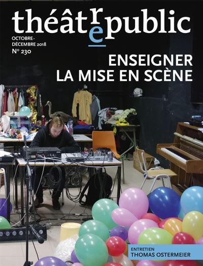 Enseigner la mise en scène !