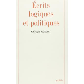 Écrits logiques et politiques