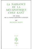 BAP n°31 - La naissance de la métaphysique chez Kant - Une étude sur la notion kantienne d'analogi