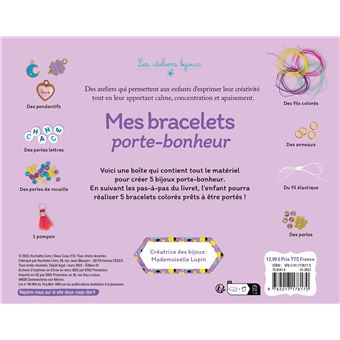 Mes bracelets porte-bonheur - coffret avec accessoires