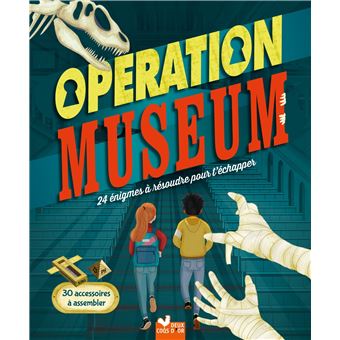Opération Museum - livre avec accessoires papier
