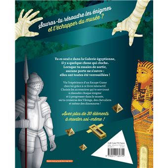 Opération Museum - livre avec accessoires papier