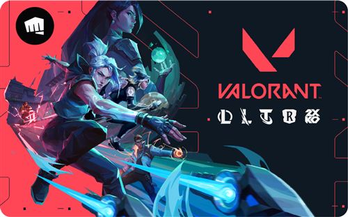 Code de téléchargement Carte Cadeau Riot Valorant 20€