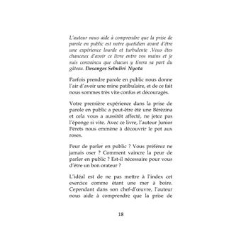 Les pouvoirs de la parole en public
